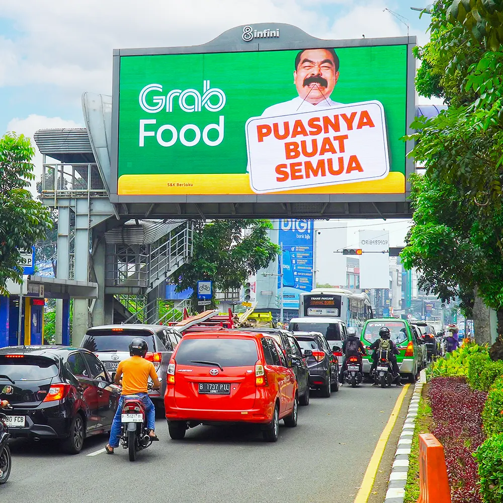 LED Videotron Warung Jambu Side A, Bogor – 8infiniooh